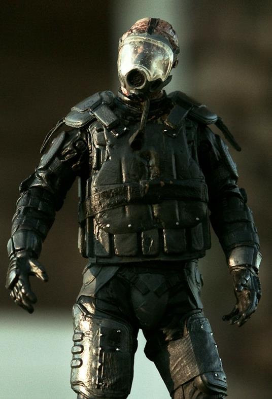 Mcfarlane The Walking Dead Tv Serie 4 Riot Gear Gas Mask Zombie New in Blister! - 3