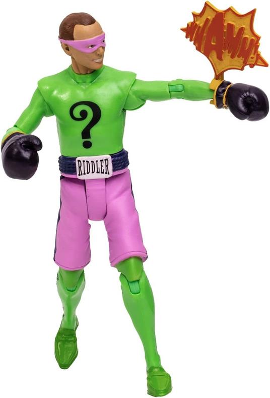 DC Retro Batman 66 Riddler Boxing Action Figure - 3