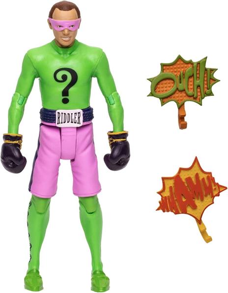 DC Retro Batman 66 Riddler Boxing Action Figure - 5