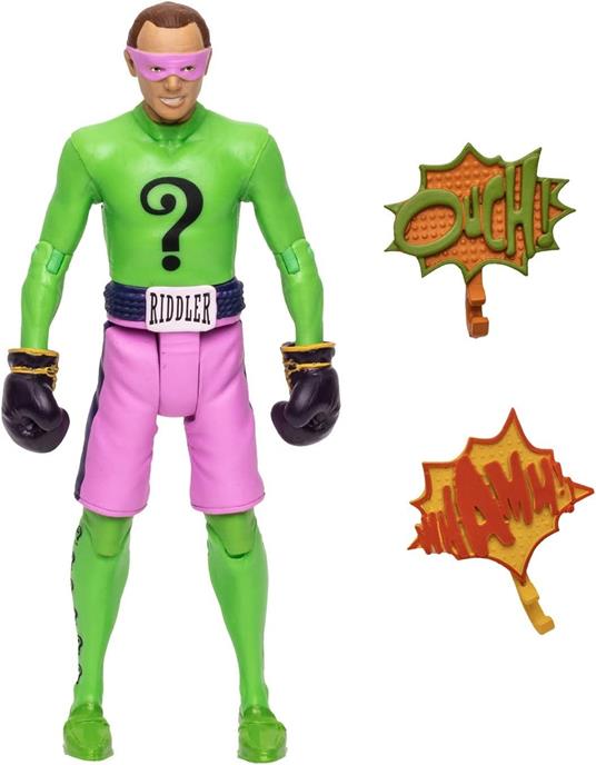 DC Retro Batman 66 Riddler Boxing Action Figure - 5