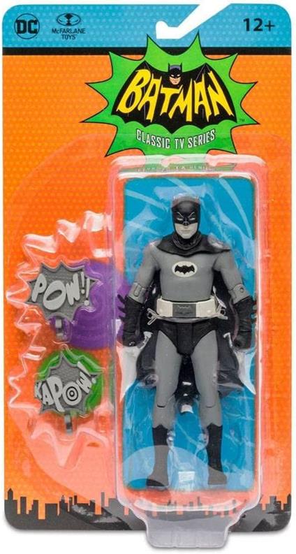 Dc Retro Action Figura Batman 66 Batman (black & White Tv Variant) 15 Cm Mcfarlane Toys