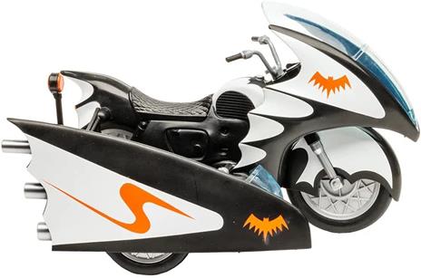 Dc Retro Vehicle Batcycle Con Side Car Mcfarlane Toys - 5