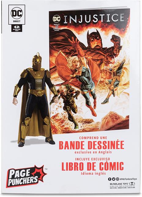 Dc Direct Page Punchers Gaming Action Figura Dr. Fate (injustice 2) 18 Cm Mcfarlane Toys - 2