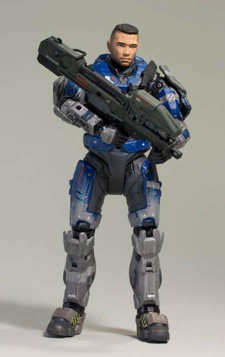 Mcfarlane Halo Reach S. 5 Carter Unhelmeted Unsc Action Figure Chief - 3