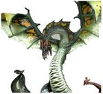 Mcfarlane Dragons Series 5 Water Dragon Clan New Nuovo