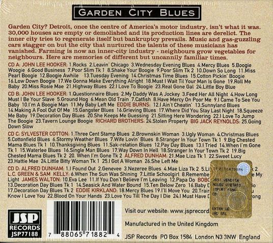 Garden City Blues - CD Audio - 2