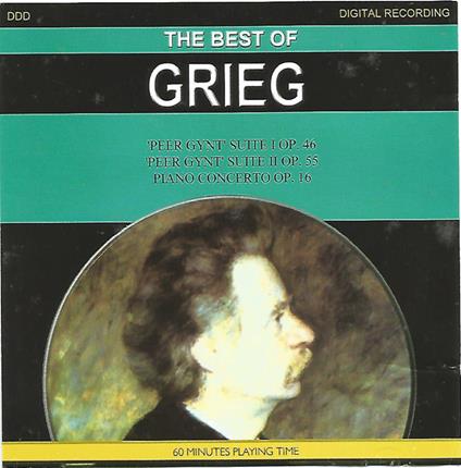 The Best Of Grieg - CD Audio di Edvard Grieg