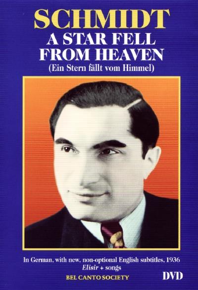 A Star Fell From Heaven (DVD) - DVD di Joseph Schmidt