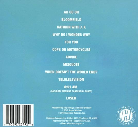 Never Nothing - CD Audio di Super Whatevr - 2