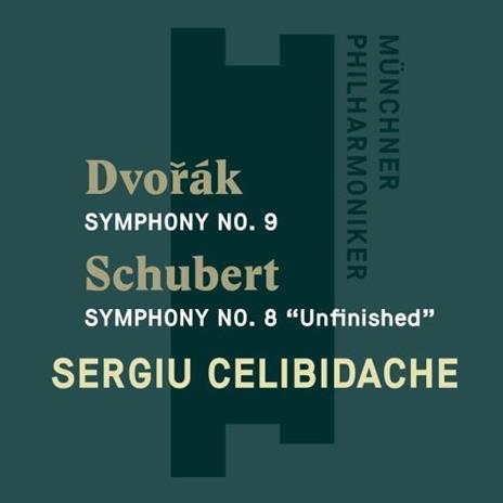 Sinfonia n.8 / Sinfonia n.9 - CD Audio di Antonin Dvorak,Franz Schubert,Sergiu Celibidache,Münchner Philharmoniker