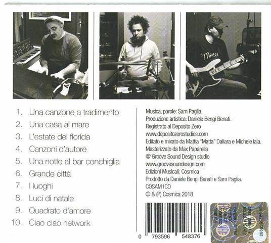 Canzoni a tradimento - CD Audio di Sam Paglia - 2