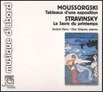 Quadri di un'esposizione / La sagra della primavera (Per 2 pianoforti) - CD Audio di Modest Mussorgsky,Igor Stravinsky