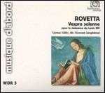 Vespro Solenne per la nascita di Luigi XIV - CD Audio di Konrad Junghänel,Cantus Cölln,Giovanni Rovetta