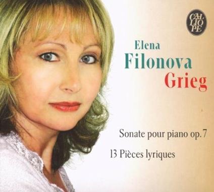 Sonate Pour Piano Op 7 - 13 Pieces Lyriques - Scene De Carnaval Op 19 N 3 - CD Audio di Edvard Grieg