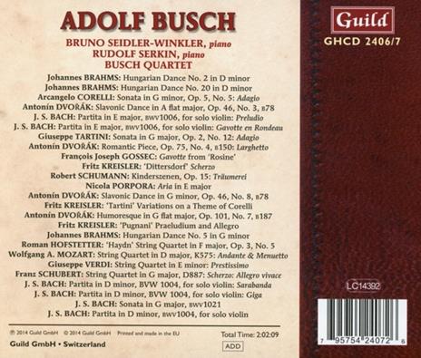 The Berlin Recordings 1921-1929 - CD Audio di Adolf Busch - 2