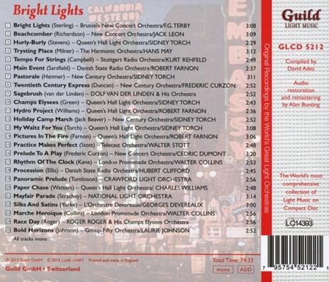 Bright Lights - CD Audio - 2