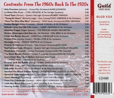 Contrasts - From The 1960s Back To The 1920s - CD Audio - 2