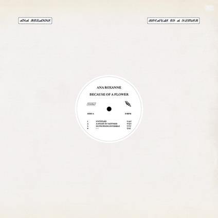 Because of a Flower - CD Audio di Ana Roxanne
