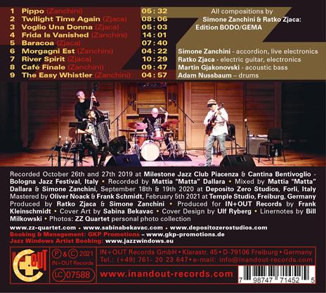 Midnight in Europe - CD Audio di ZZ Quartet - 2