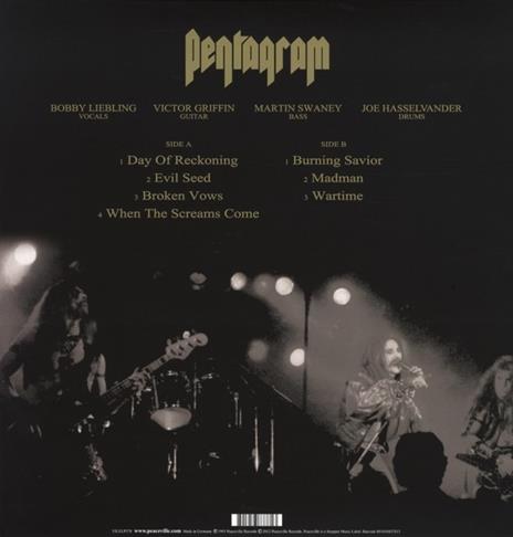 Day of Reckoning (HQ) - Vinile LP di Pentagram - 2