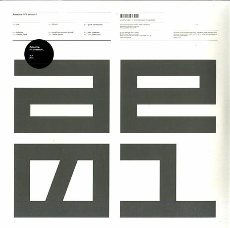 NTS Session 1 - Vinile LP di Autechre - 2