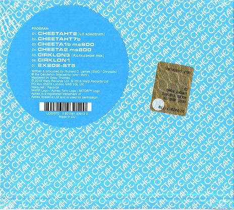 Cheetah Ep - CD Audio di Aphex Twin - 2