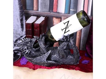 Guzzlers Metal Dragon Wine Bottiglia Holder Accessori Nemesis Now