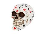 SKULL ORNAMENT HAND PLAYING CARD STATUA NEMESIS NOW