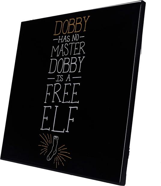 Harry Potter Cristallo Clear Picture Dobby Is A Free Elf 32 X 32 Cm Nemesis Now
