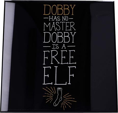 Harry Potter Cristallo Clear Picture Dobby Is A Free Elf 32 X 32 Cm Nemesis Now - 2