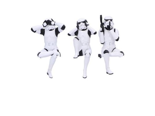 Stormtrooper Figures Three Wise Sitting Stormtroopers 11 Cm Nemesis Now