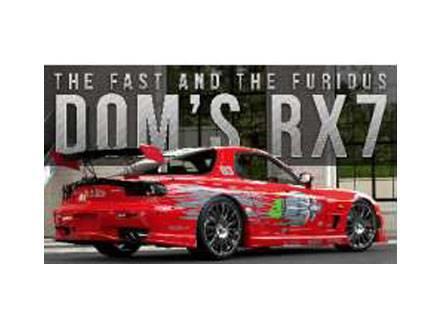 Fast & Furious Diecast Model 1/32 Dom's 1995 Mazda RX-7