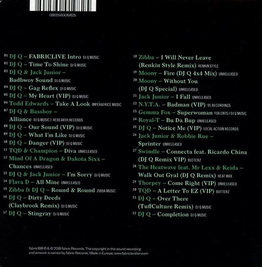 Fabric Live 99 - CD Audio di DJ Q - 2