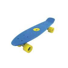 Garlando Skateboard FREEDOM azzurro con ruote gialle