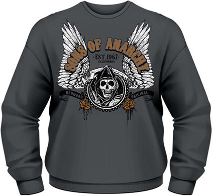 Felpa uomo Sons of Anarchy. Winged Reaper