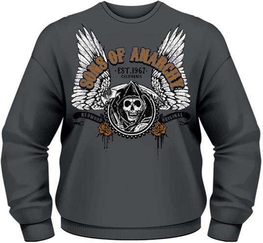 Felpa uomo Sons of Anarchy. Winged Reaper