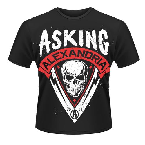 T-shirt unisex Asking Alexandria. Skull Shield