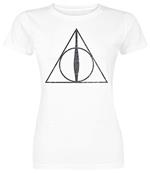 T-Shirt donna Harry Potter. Deathly Hallows Symbol