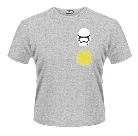 T-Shirt Star Wars. The Force Awakens. Logo Stormtrooper Pattern Rear
