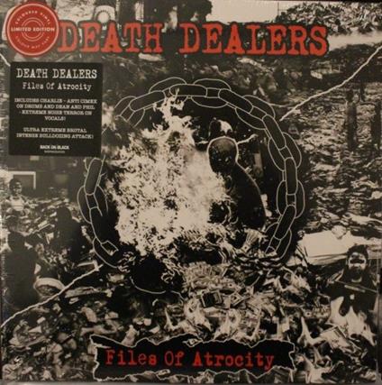 Files of Atrocity (Red Vinyl) - Vinile LP di Death Dealers