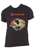Black T-Shirt Unisex Tg.2XL Rainbow: Rising