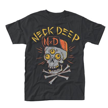 T-Shirt Unisex Neck Deep. Skulls