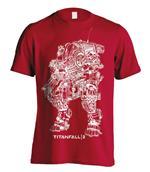 T-Shirt Unisex Titanfall 2. Titan Scortch Line Art