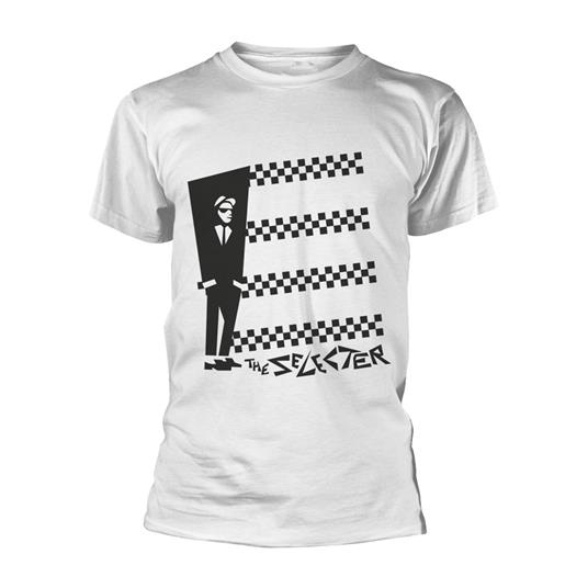 T-Shirt Unisex Tg. L Selecter. Two Tone Stripes
