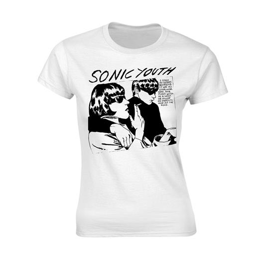 T-Shirt Donna Tg. M Sonic Youth - Goo Album Cover White