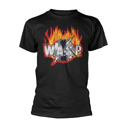 T-Shirt Unisex Tg. M W.A.S.P. - Sawblade Logo