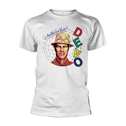 T-Shirt Unisex Tg. S. Devo: Are We Not Men?