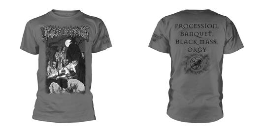 T-Shirt Unisex Tg. S. Cradle Of Filth: Black Mass