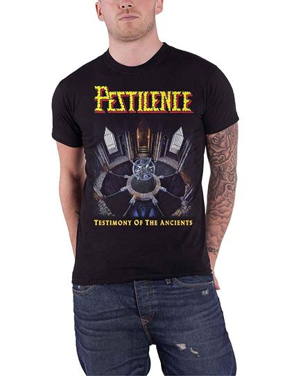 T-Shirt Unisex Tg. XL. Pestilence: Testimony Of The Ancients