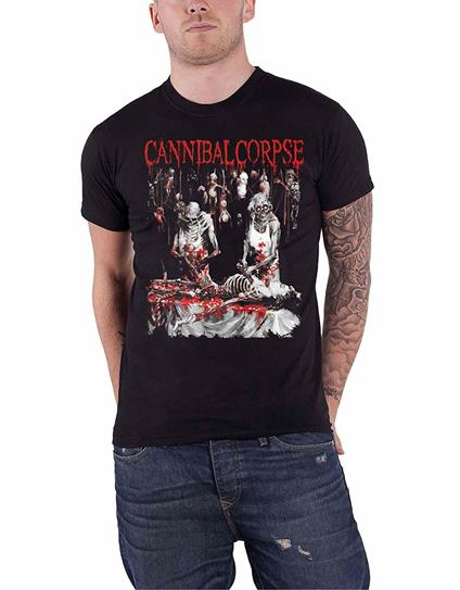 T-Shirt Unisex Tg. XL. Cannibal Corpse: Butchered At Birth